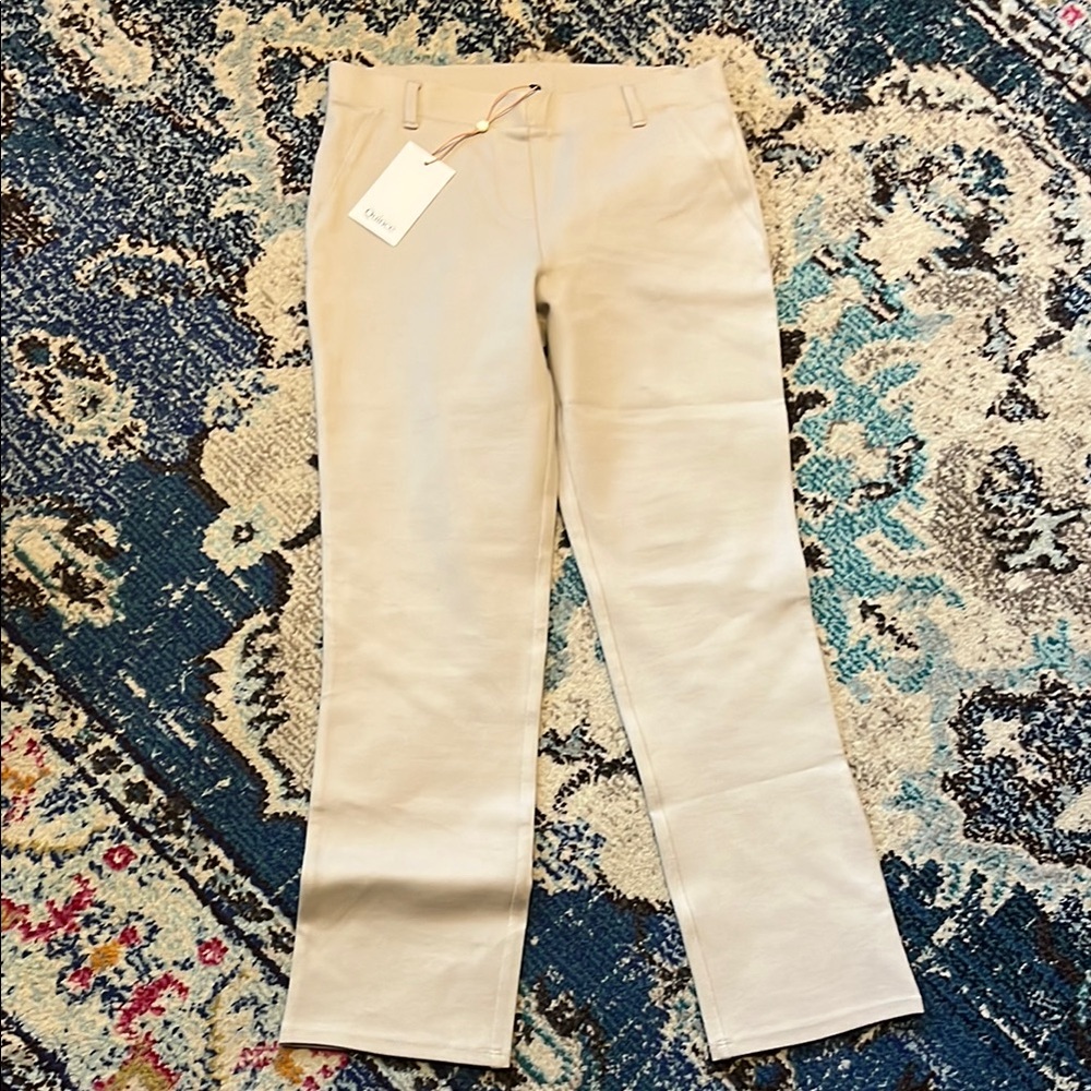 Quince Cream Straight Leg Pants